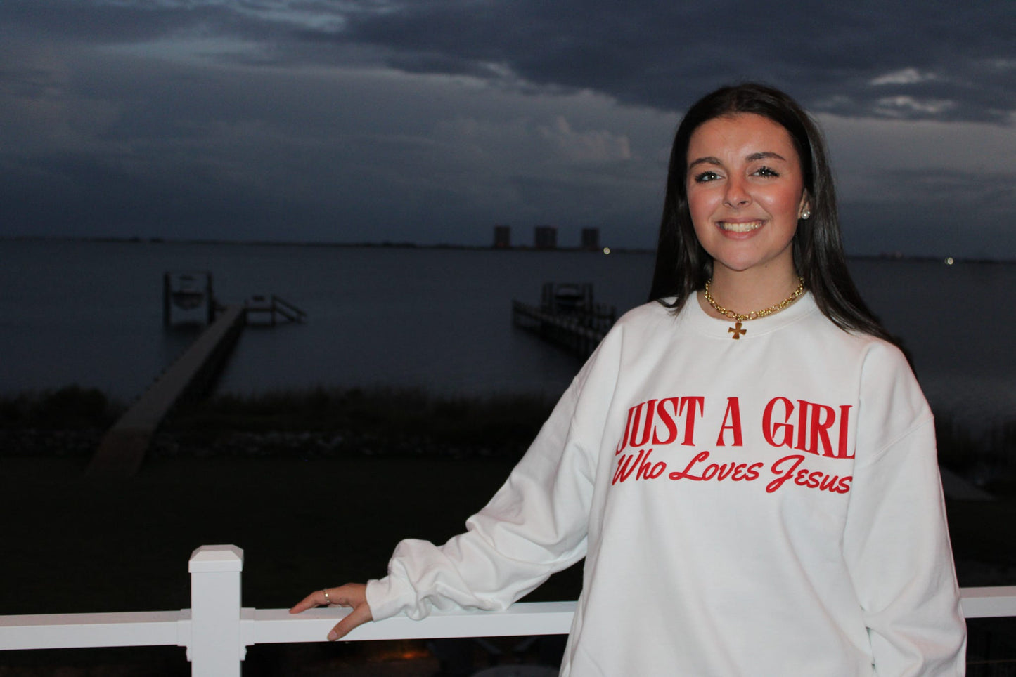 Just a Girl Who Loves Jesus Sweatshirt