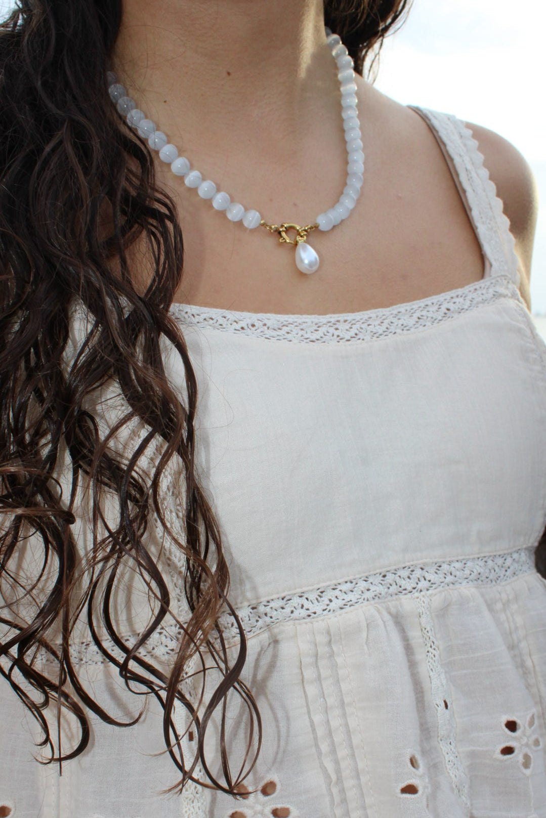 Eden Necklace- Gray