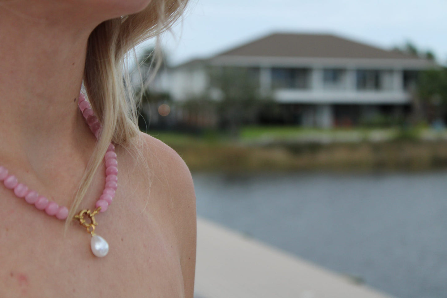 Eden Necklace- Pink