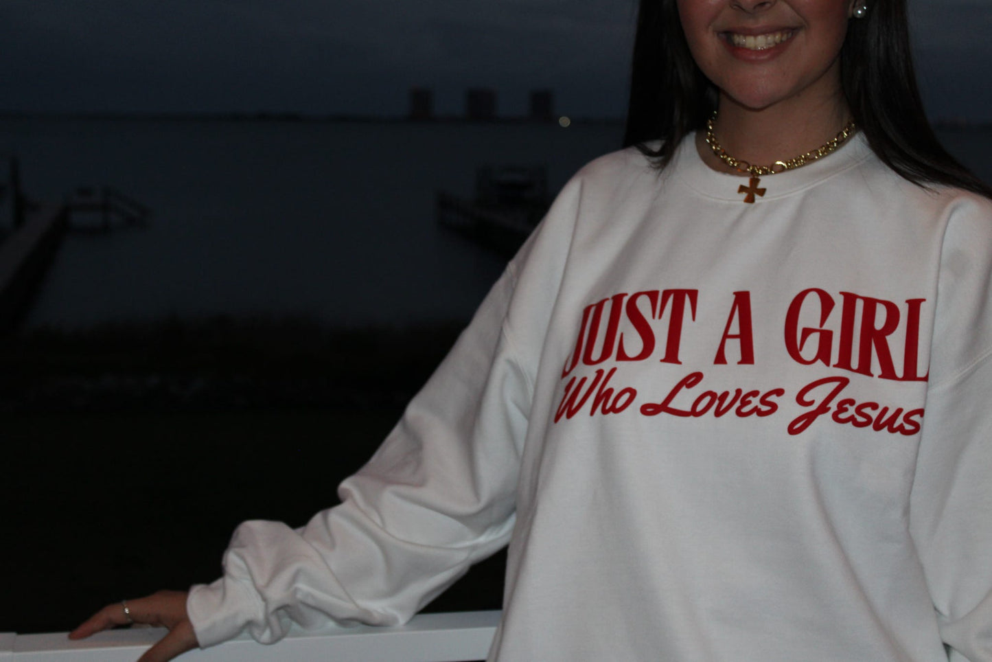 Just a Girl Who Loves Jesus Sweatshirt