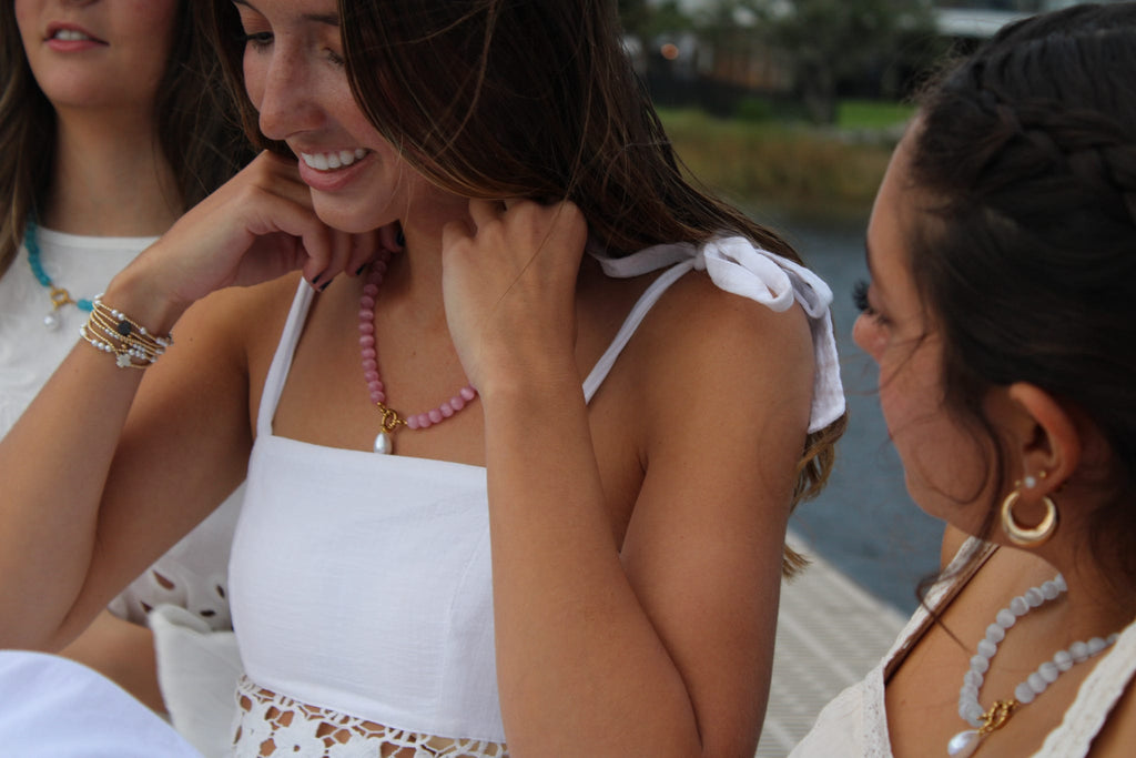 Eden Necklace- Pink