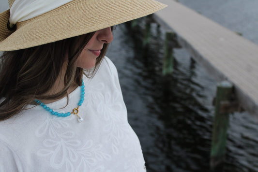 Eden Necklace- Blue