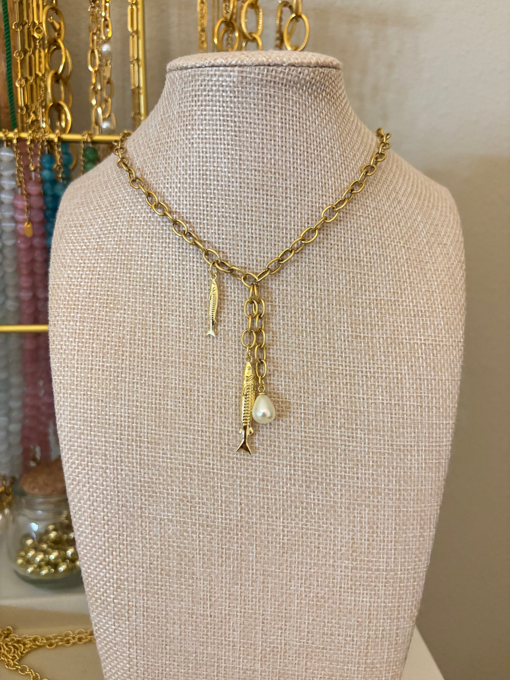Two Fish Necklace