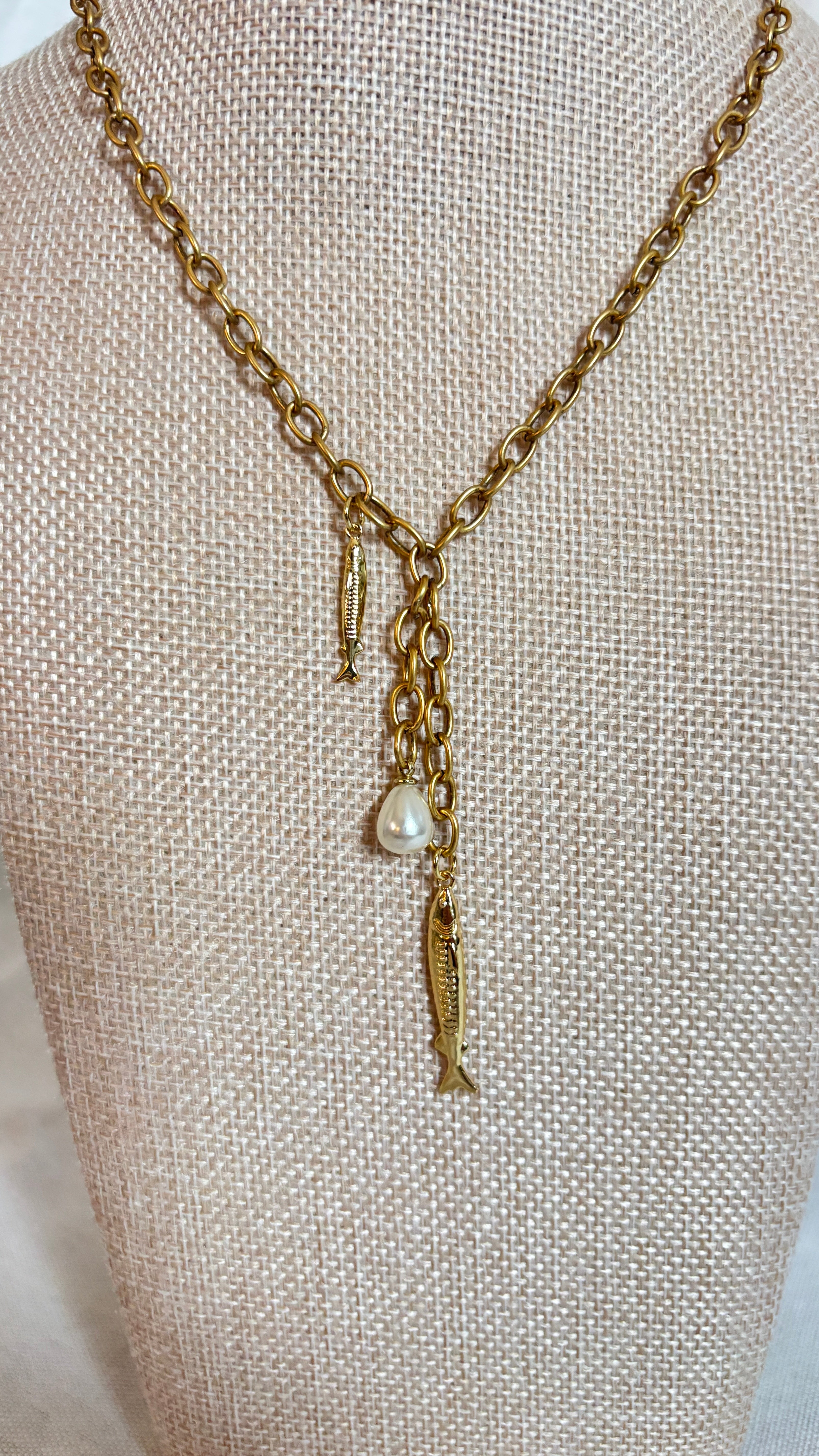 Two Fish Necklace