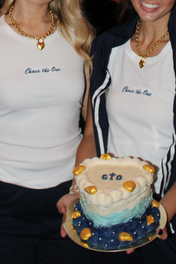 Chase the One Tank Top- White