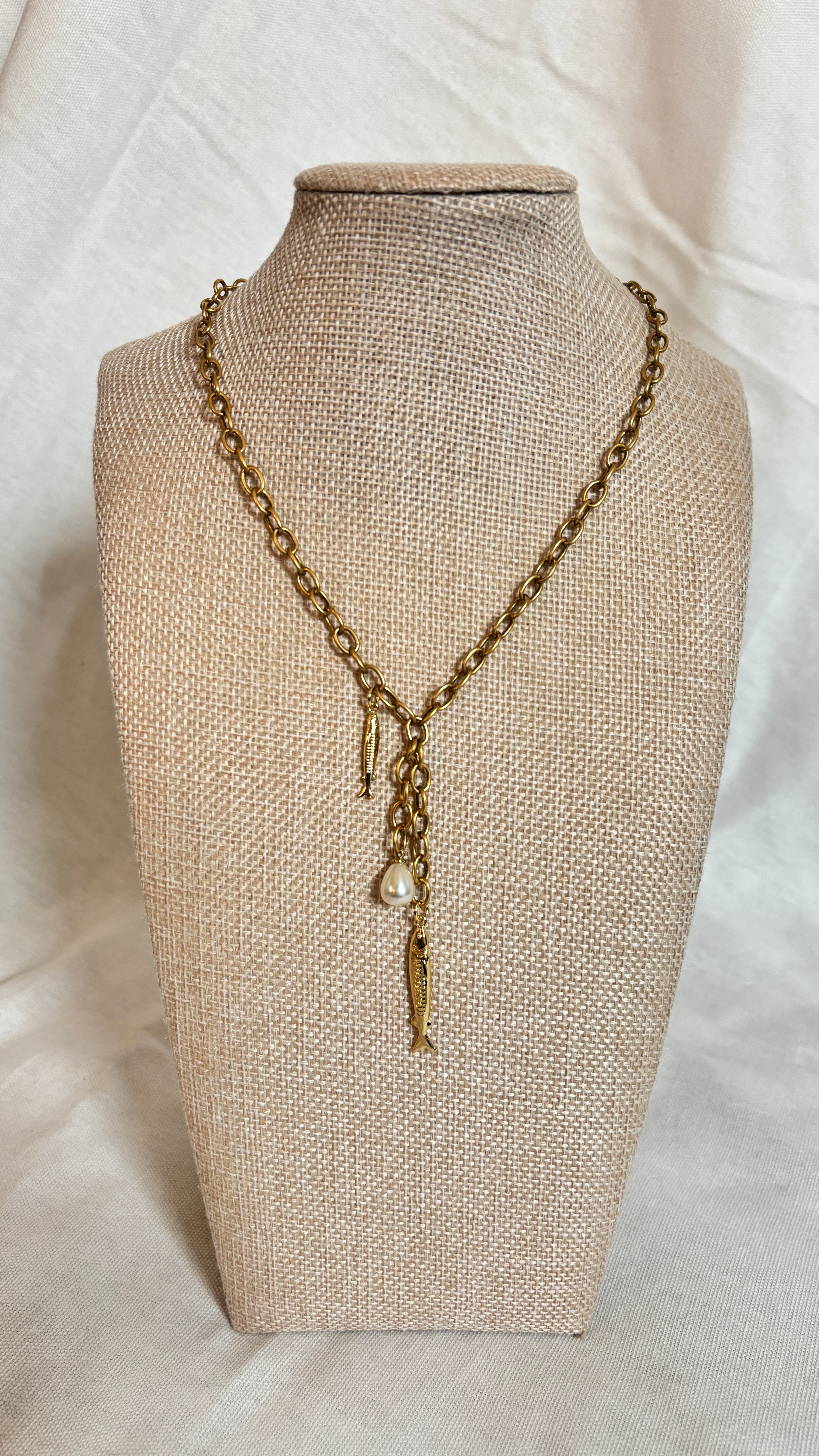 Two Fish Necklace