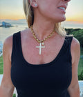 Hammer Cross Necklace