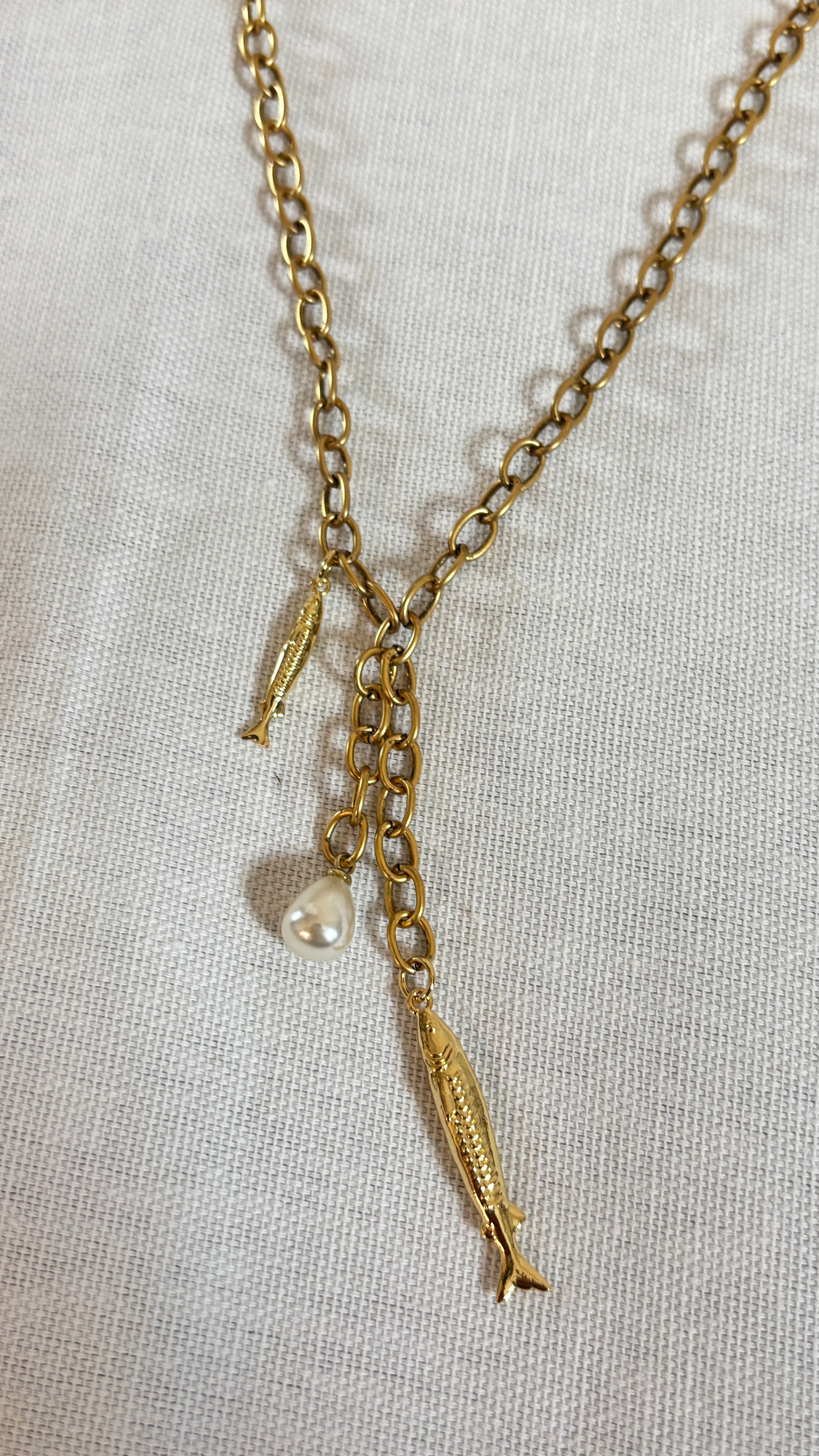 Two Fish Necklace